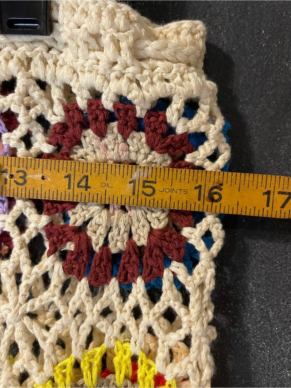 Cupshe Crochet Granny Square Cover Up Set Boho Beach Skirt Top Large - Picture 4 of 9